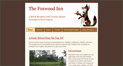 Desktop Screenshot of foxwoodwv.com